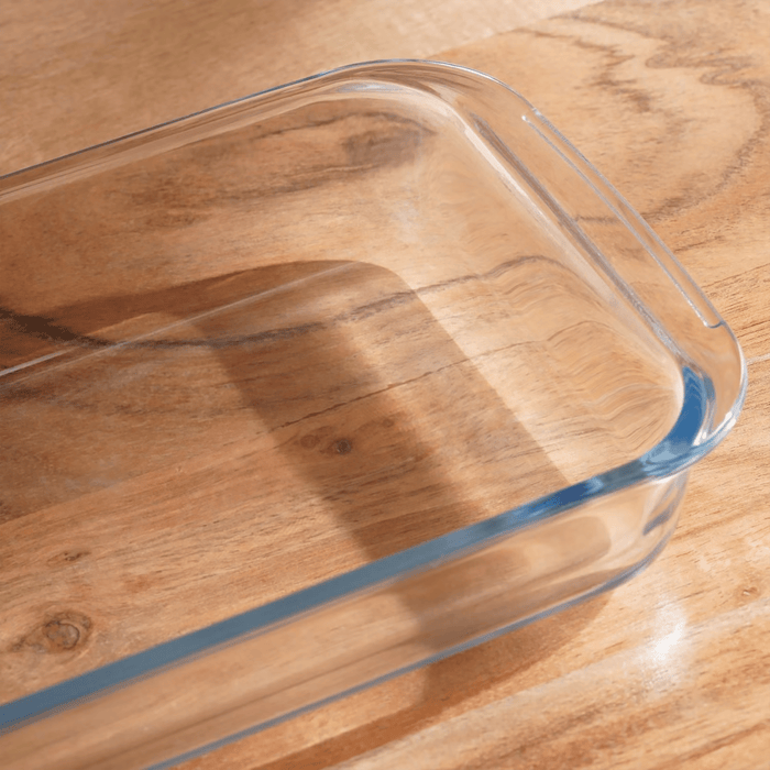 Esme Rectangular Glass Baking Dish -Clear - 25x15cm