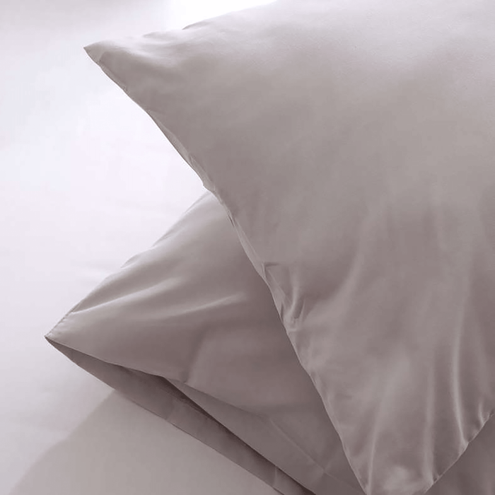 Essential 2-Piece Solid Pillow Case Set - Beige Pan Home
