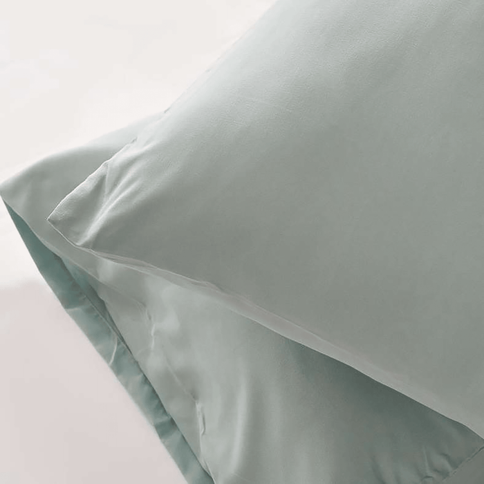 Essential 2-Piece Solid Pillow Case Set - Blue