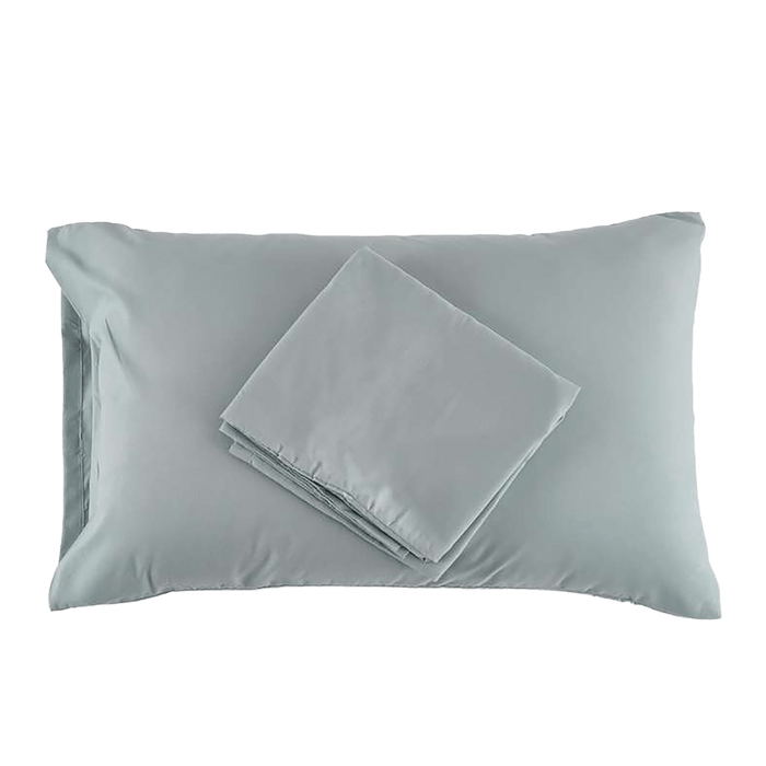 Essential 2-Piece Solid Pillow Case Set - Blue