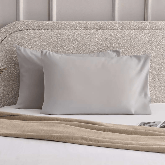 Essential 2-Piece Solid Pillow Case Set 50X75cm - Grey