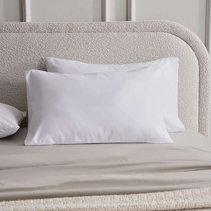 Essential 2-Piece Solid Pillow Case Set - White Pan Home
