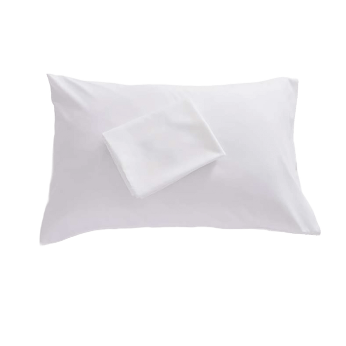 Essential 2-Piece Solid Pillow Case Set - White Pan Home
