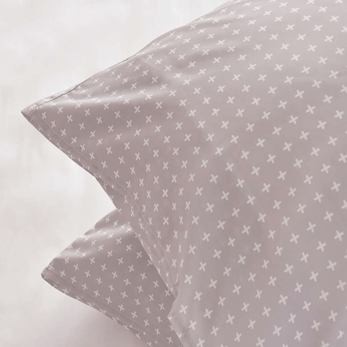 Essential Flex 2-Piece Pillow Case Set 50X75cm - Grey