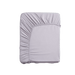 Light purple fitted sheet on a green background