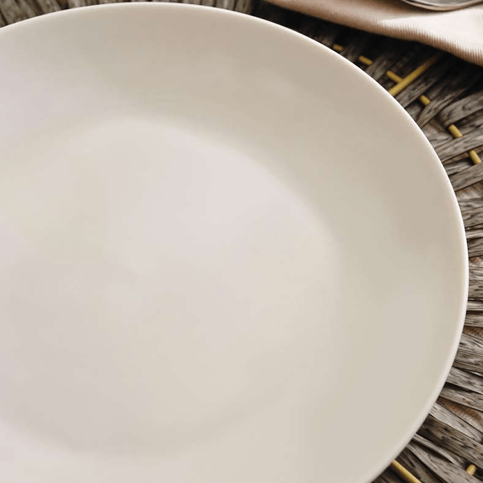Essentials 4-Piece Porcelain Side Plate - White