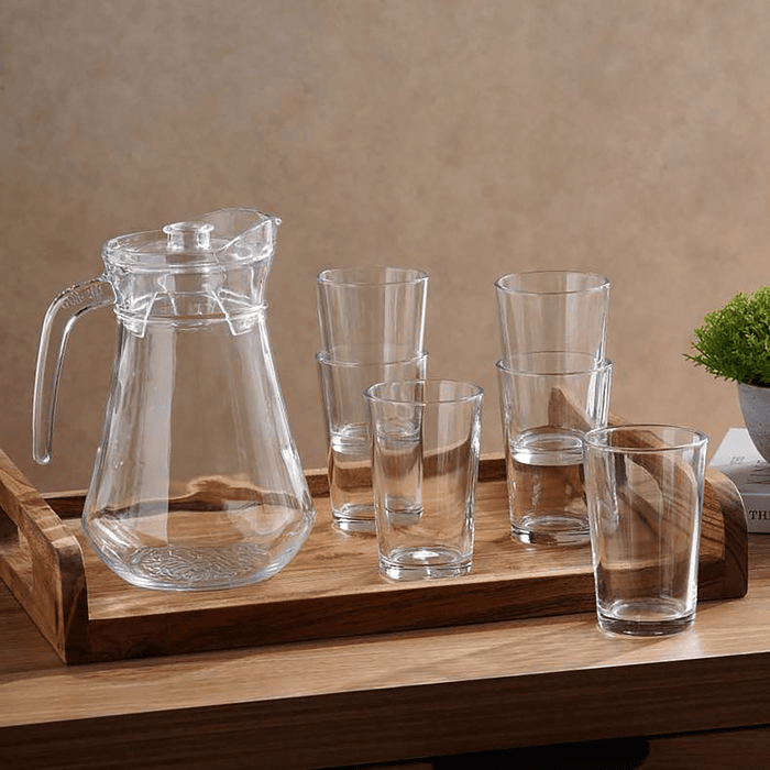 Essentials 7-Piece Drink Set - Clear