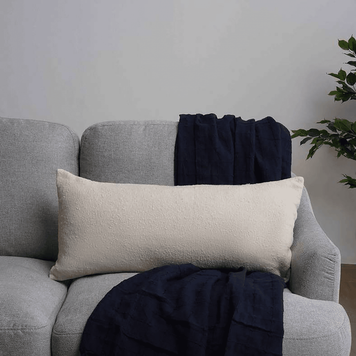 Estrella Filled Cushion 35X75cm - Off White