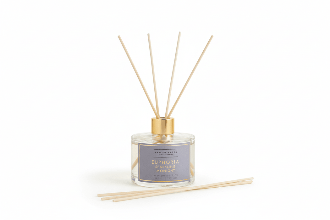 Euphoria Sparkling Midnight Reed Diffuser 200Ml - Clear
