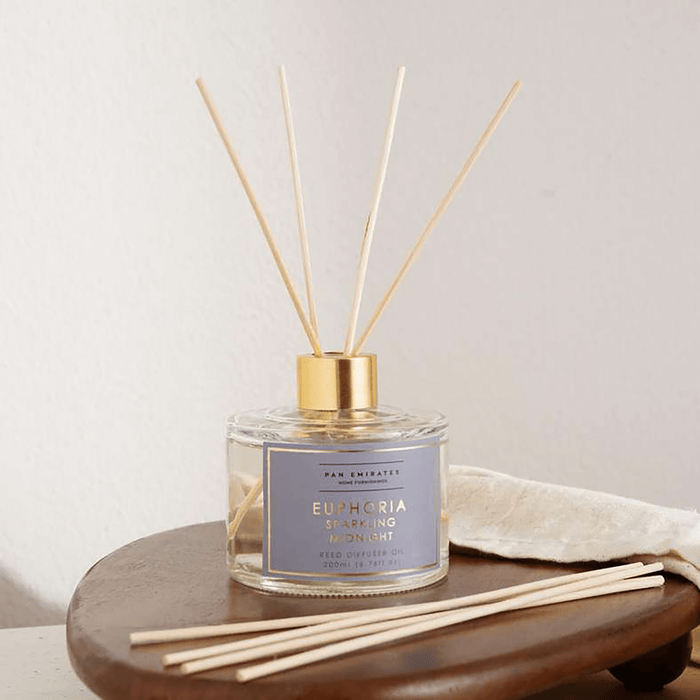 Euphoria Sparkling Midnight Reed Diffuser 200Ml - Clear