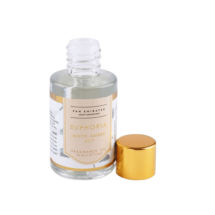 Euphoria White Amber Lily Fragrance Oil 30Ml Yellow