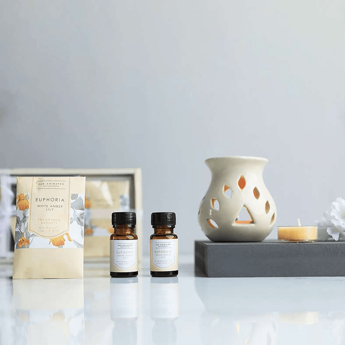 Euphoria White Amber Lily Gift Set-Yellow
