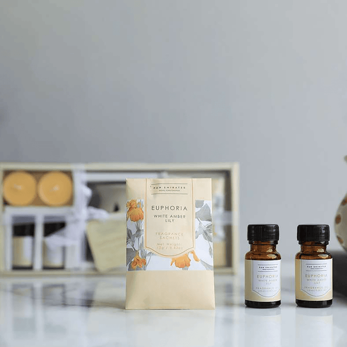 Euphoria White Amber Lily Gift Set-Yellow