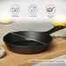 Ferric Cast Iron Fry Pan Black Pan Home