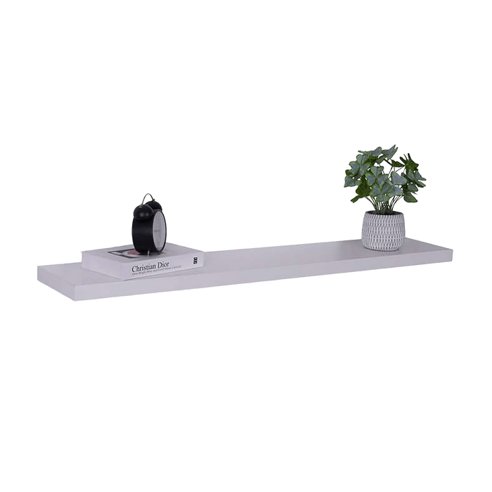Floating Wall Shelf 120Cm - White