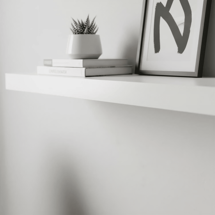 Floating Wall Shelf 60Cm - White