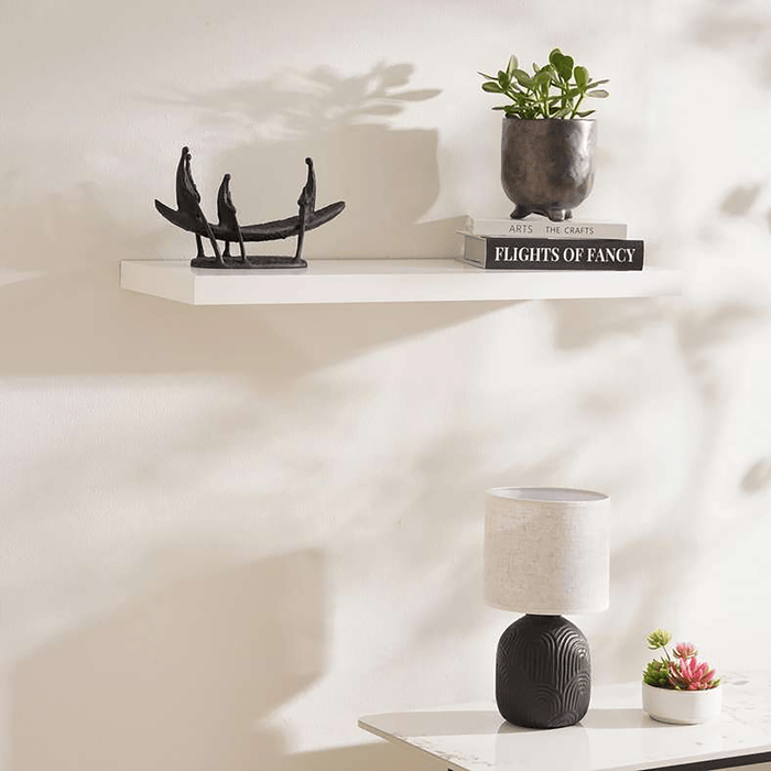 Floating Wall Shelf 80Cm - White