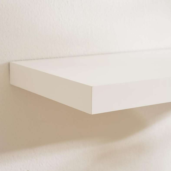 Floating Wall Shelf 80Cm - White