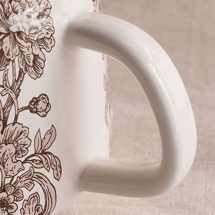 Florian Wren Tea Pot 1L -White & Brown