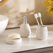 Fusion 3-Piece Bathroom Accessories Set - White Pan Home