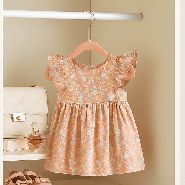 Giorgia Kids 3-Piece Velvet Clothes Hanger Set - Pink