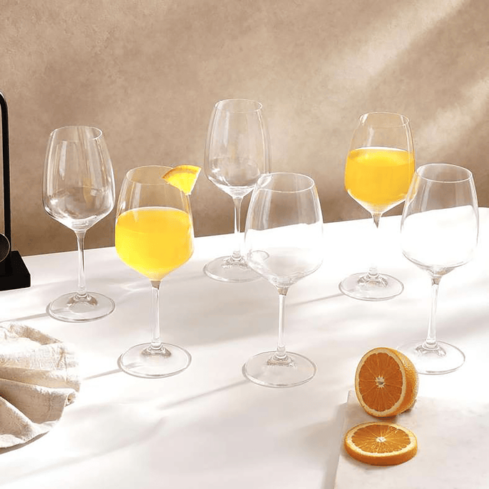 Giselle 6-Piece Stemware Crystal Glass Set 455Ml - Clear