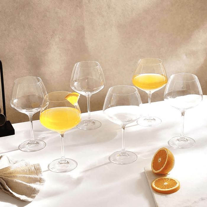 Giselle 6-Piece Stemware Crystal Glass Set 580Ml - Clear