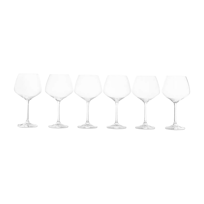 Giselle 6-Piece Stemware Crystal Glass Set 580Ml - Clear