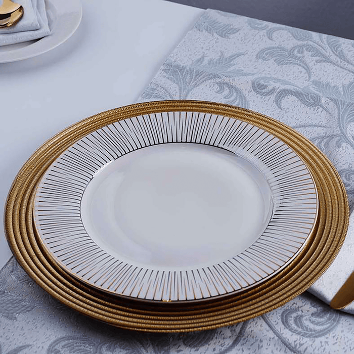 Glamour Table Runner 33X120cm-Silver