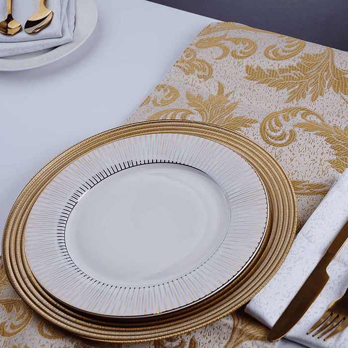 Glamour Table Runner 33X300cm-Gold