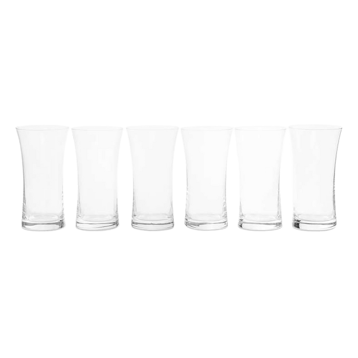 Grace 6-Piece Highball Crystal Glass Set 340Ml -Clear