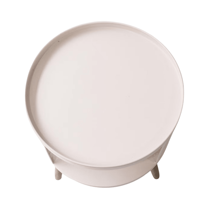 Gradin End Table With Storage Wood