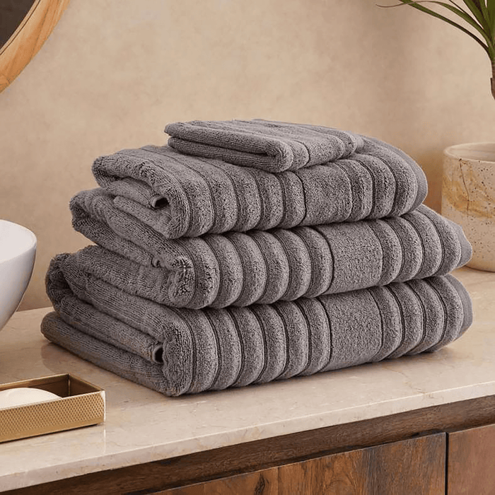 Grandwave 700 Gsm Cotton Bamboo Hand Towel - Charcoal