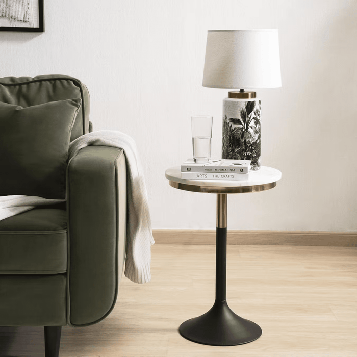 Graxon New End Table Marble