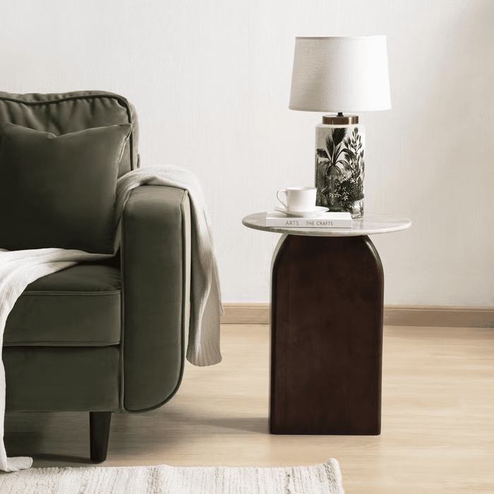 Grugaris New End Table Marble