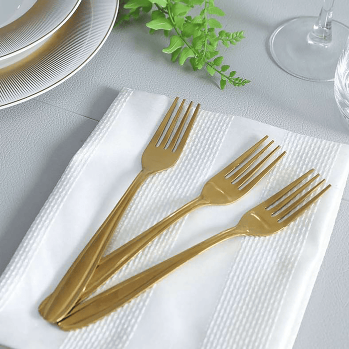 Guilenna 3-Piece Dinner Fork - Gold Pan Home