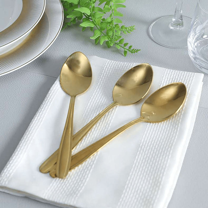 Guilenna 3-Piece Dinner Spoon - Gold Pan Home