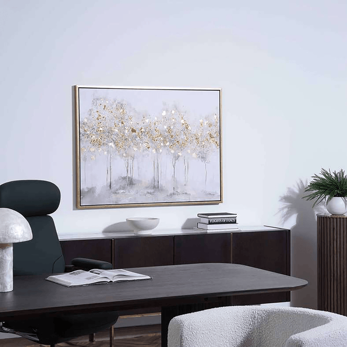 Habitat Hand Painted Wall Art - Gold Pan Home