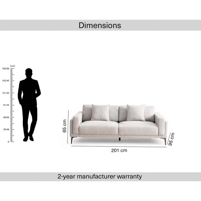 Hanaa 3 Seater Sofa
