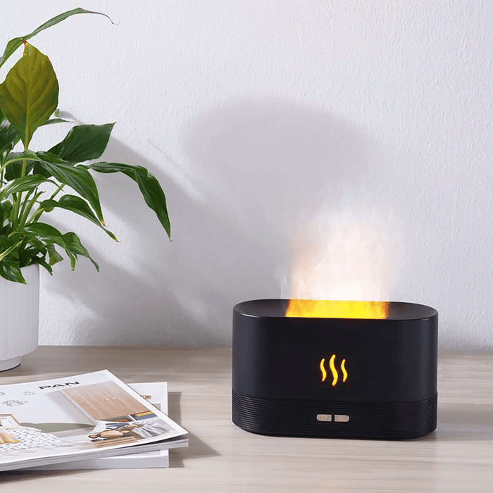 Henik Air Flame Humidifier 130Ml - Black