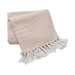 Herringbone Textured Throw - Beige Pan Home