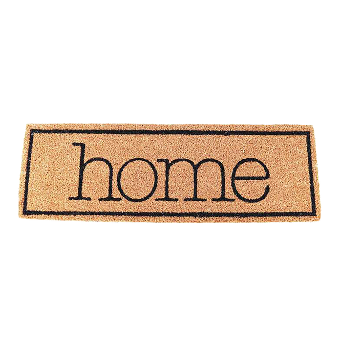 Home Printed Black Line Doormat - Natural Pan Home