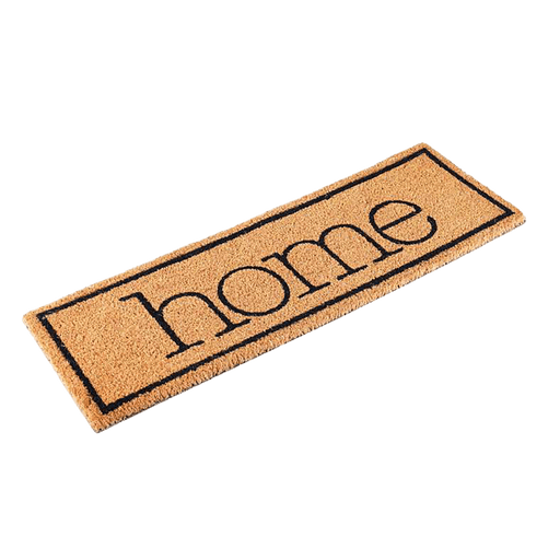 Home Printed Black Line Doormat - Natural Pan Home