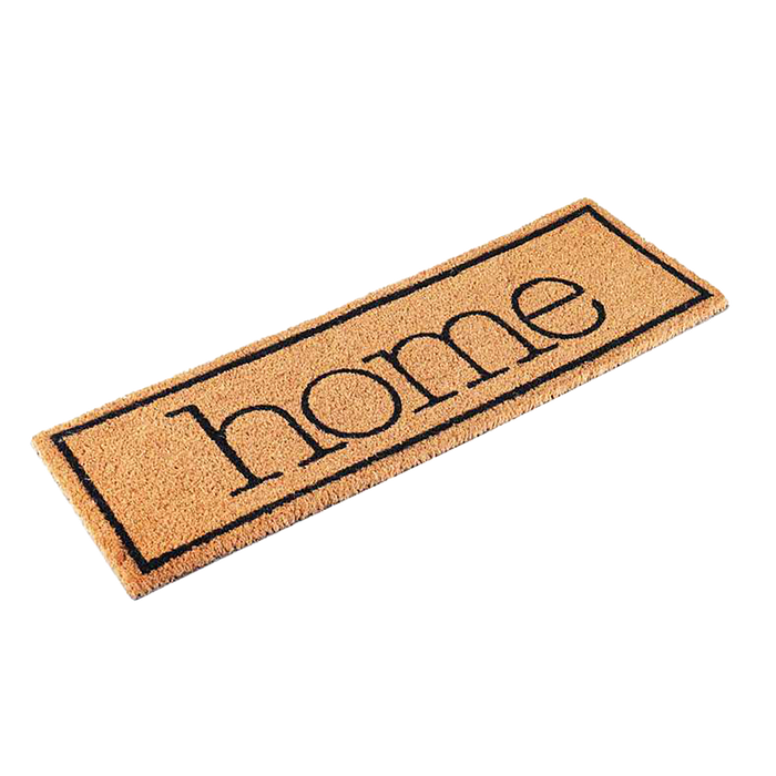 Home Printed Black Line Doormat - Natural Pan Home
