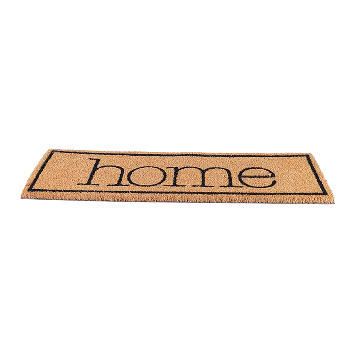 Home Printed Black Line Doormat - Natural Pan Home