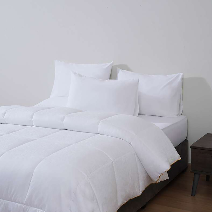 Imperial Jacquard Duvet - White