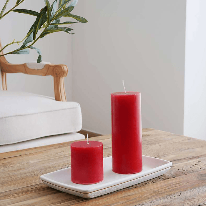 Indulgence Blackberry Cinnamon Pillar Candle - 25 Hrs