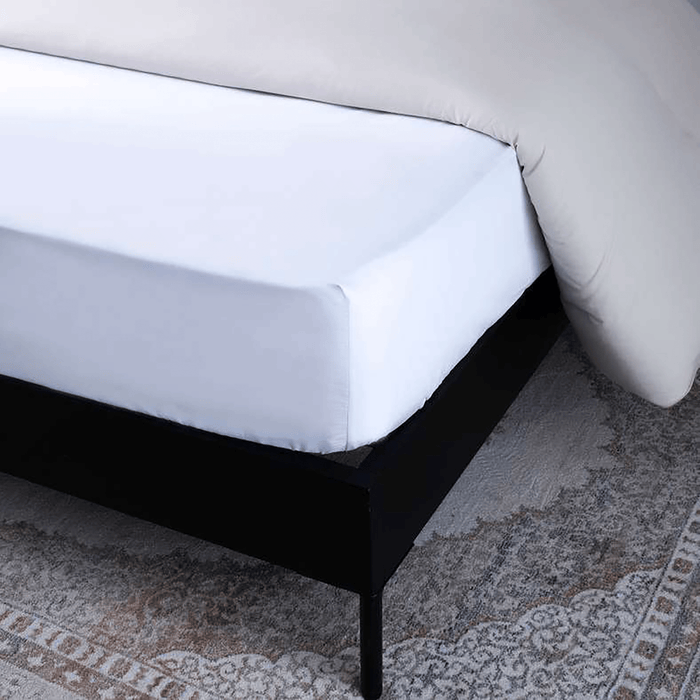 Indulgence Fitted Sheet -White Pan Home