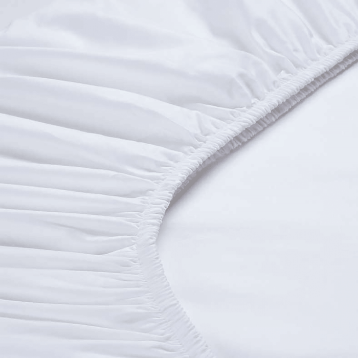 Indulgence Fitted Sheet -White Pan Home