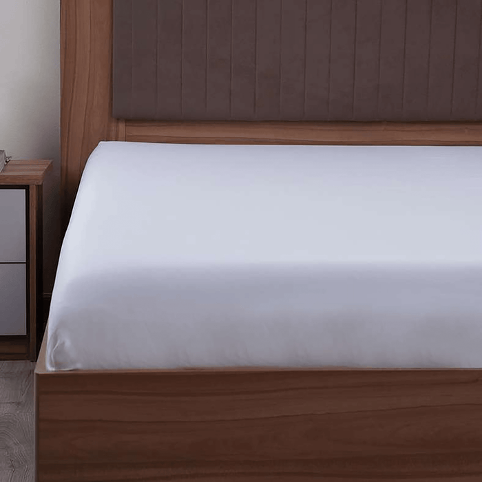 Indulgence Fitted Sheet 200X200+33cm-White